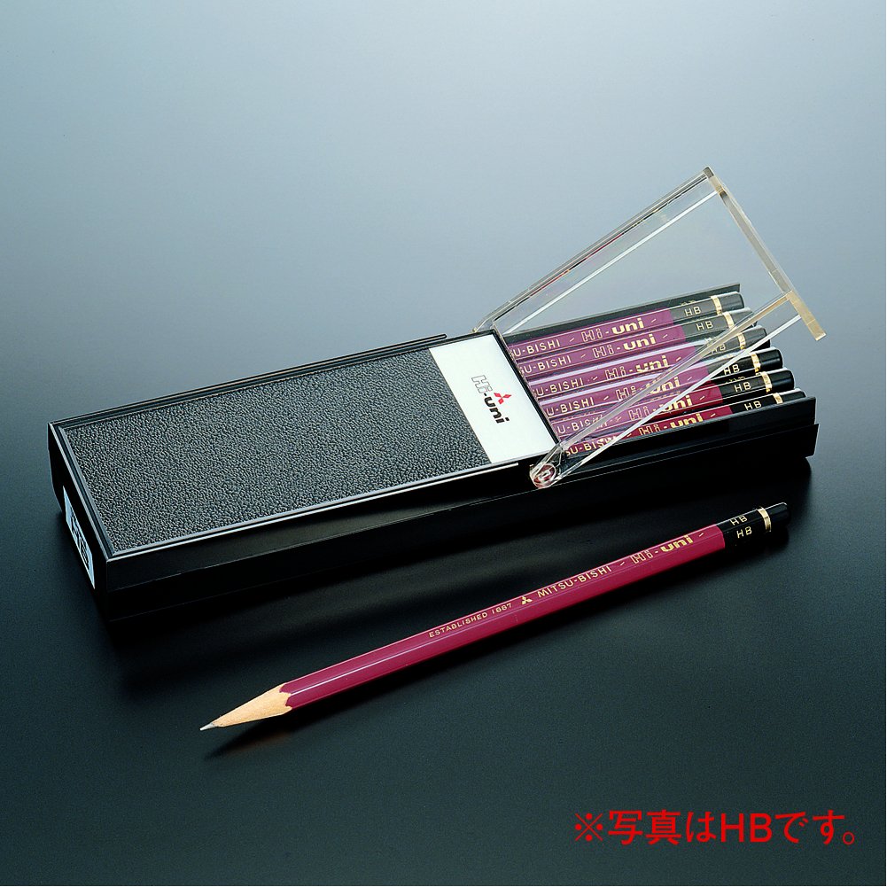 Amazon | 三菱鉛筆 鉛筆 ハイユニ 9B 1ダース HU9B | 鉛筆 | 文房具